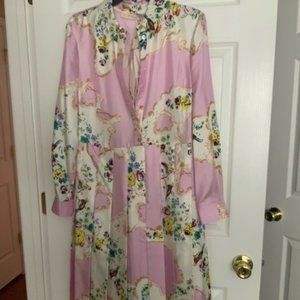 Tory Burch Floral Silk Midi dress